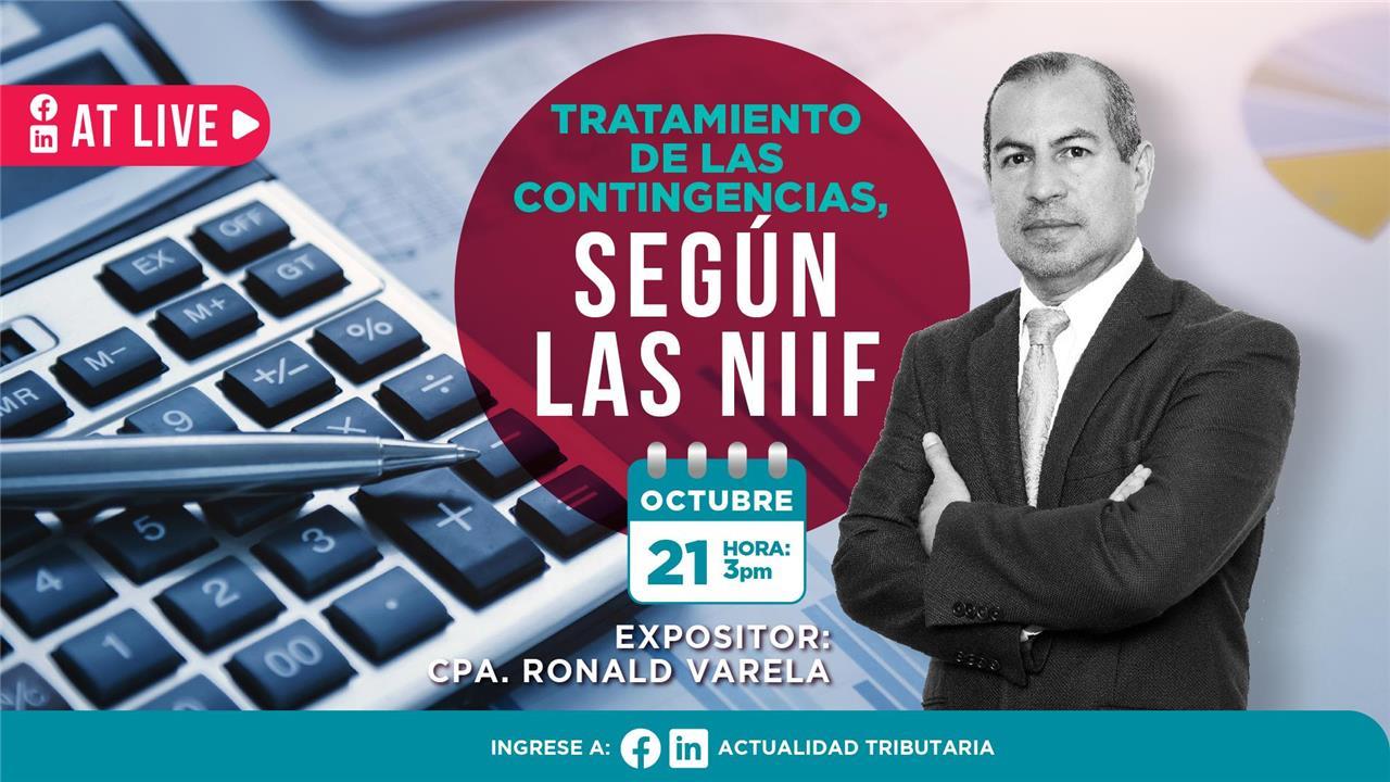 AT Live: Tratamiento de las Contingencias, según las NIIF