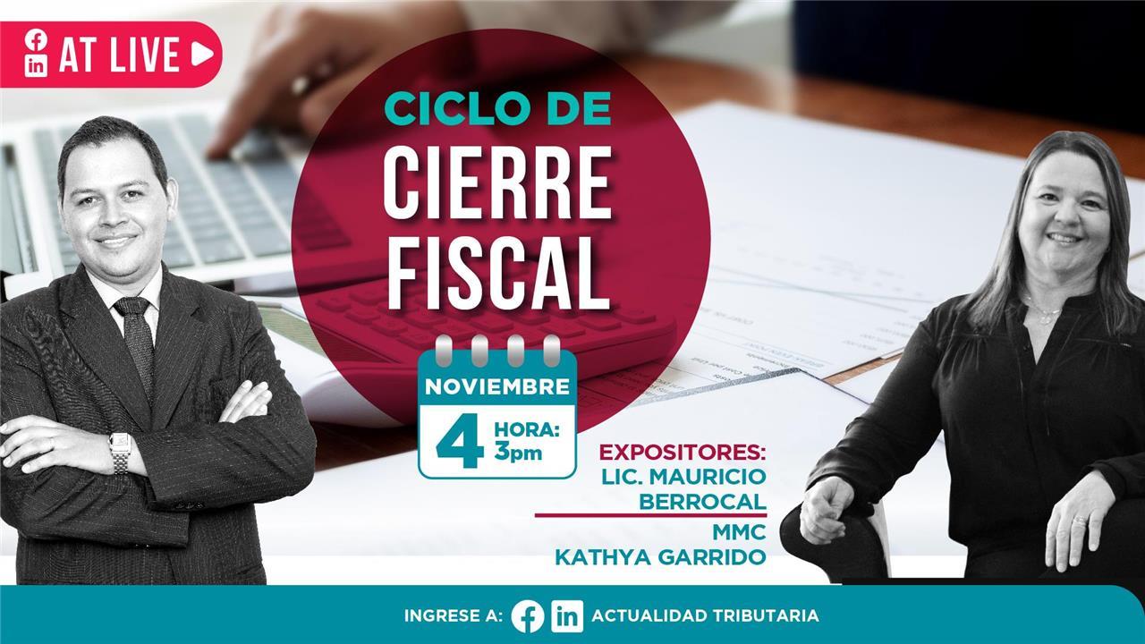 AT Live: Ciclo de Cierre Fiscal