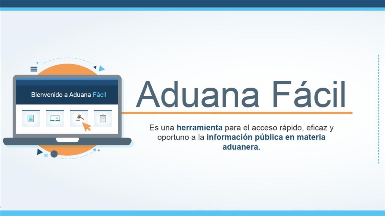 Plataforma Aduana Fácil ya se encuentra  a disposición de la ciudadanía