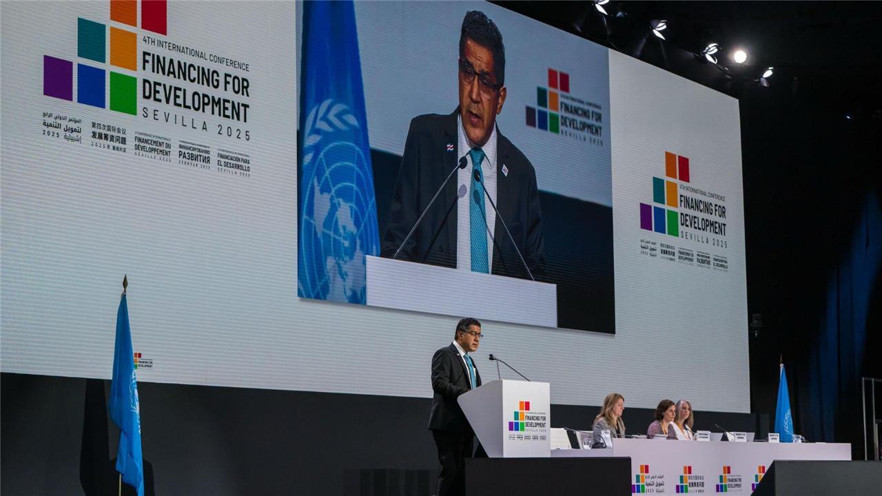 Costa Rica reitera su compromiso con una arquitectura financiera internacional más justa e inclusiva en la IV Conferencia sobre Financiamiento para el Desarrollo