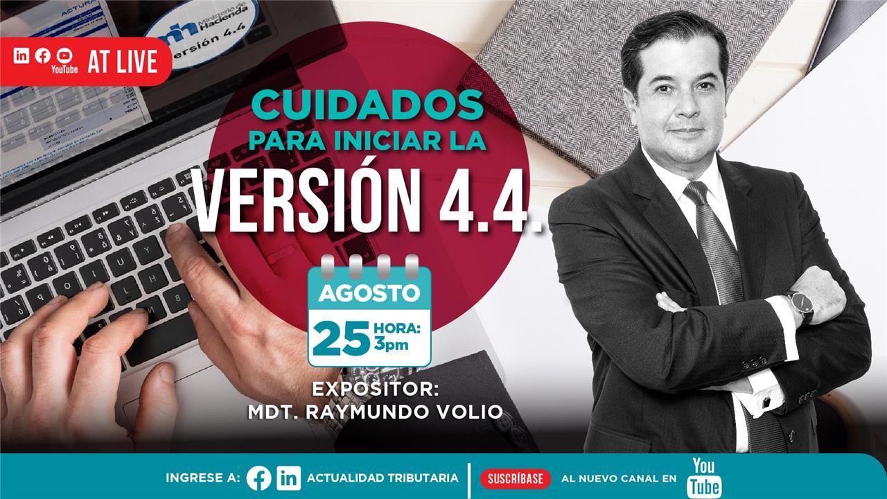 AT Live: Cuidados para iniciar la versión 4.4.