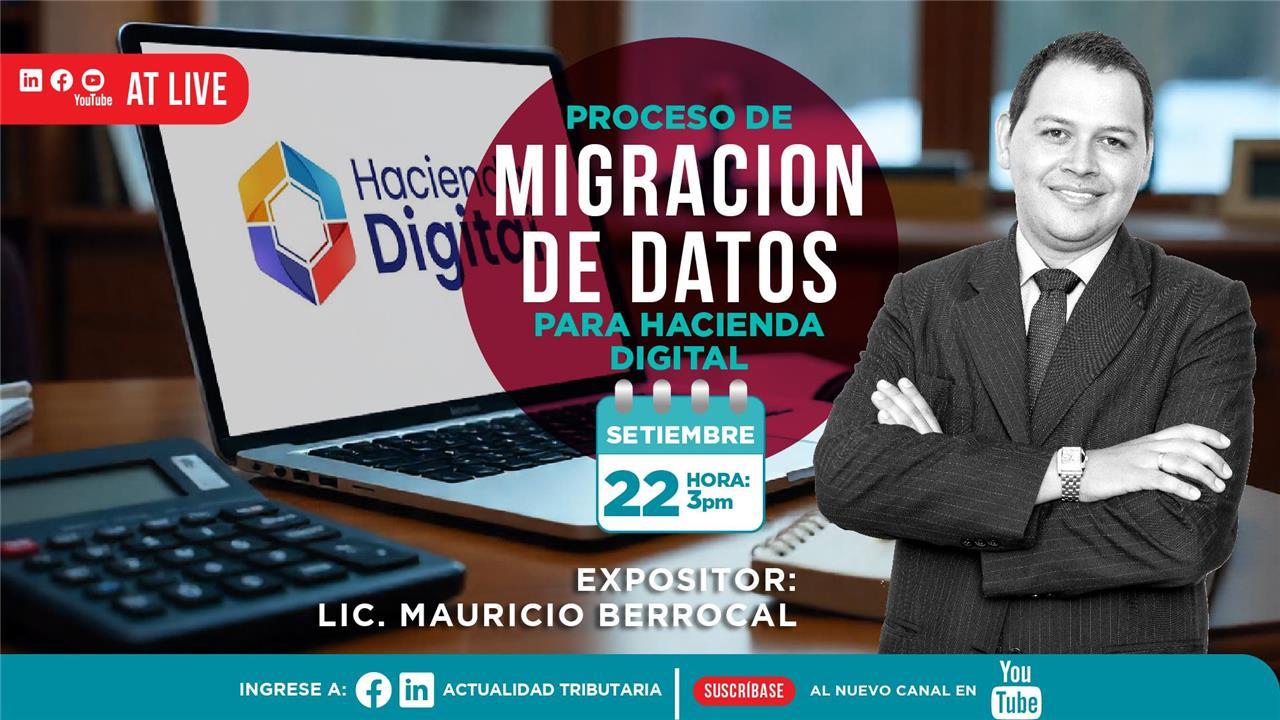 AT Live: Proceso de migración de datos para Hacienda Digital