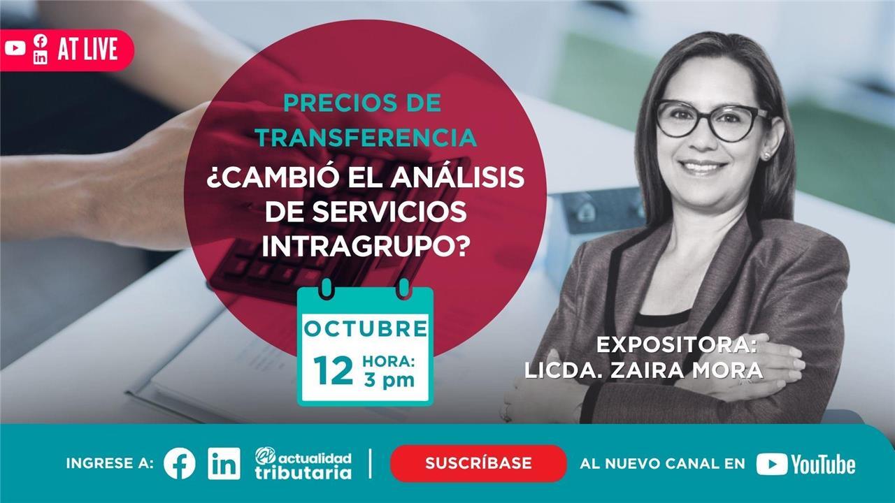 AT Live: ¿Cambió el análisis de los servicios intragrupo?