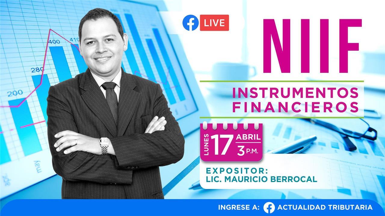 FB Live: NIIF, instrumentos financieros