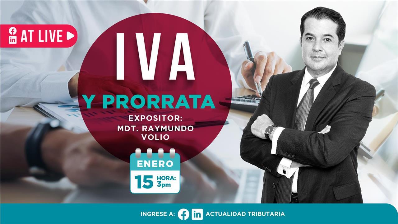 Live: IVA y Prorrata