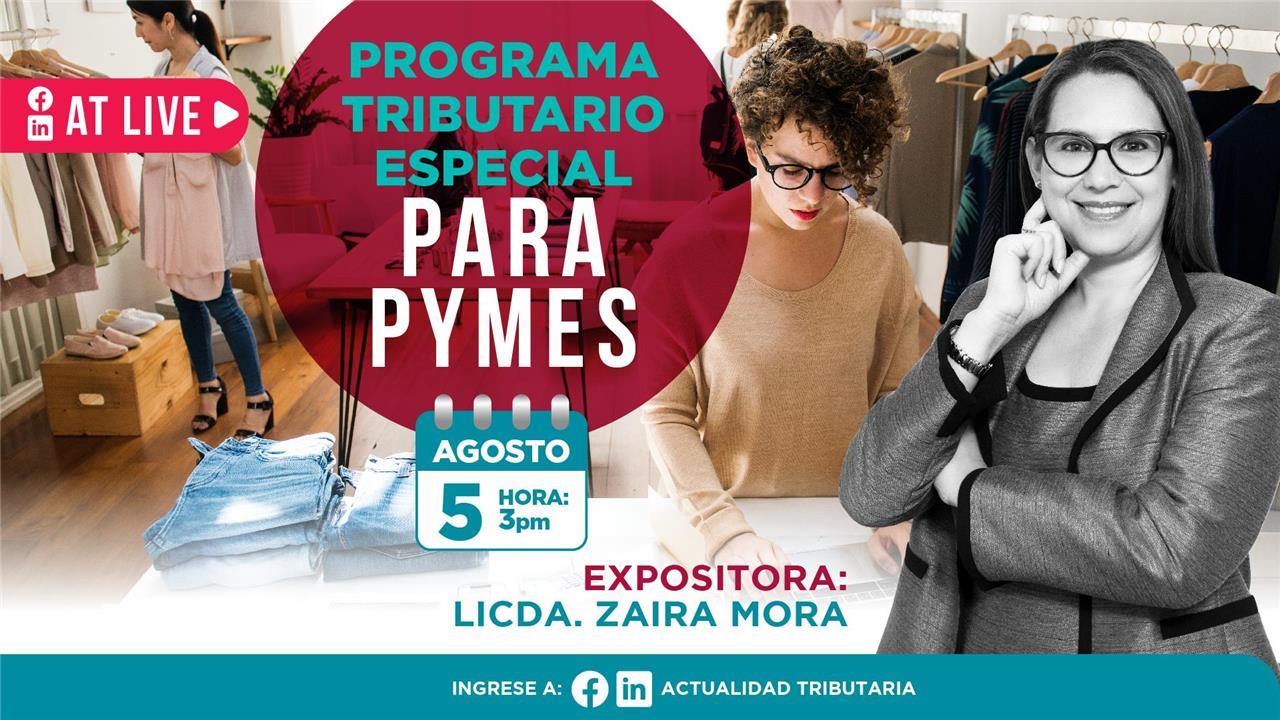 AT Live: Programa Tributario Especial para Pymes